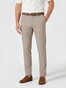 Hiltl Peco Cotton Essential Diamond Finish Comfort Stretch Broek Licht Bruin
