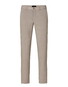 Hiltl Peco Cotton Essential Diamond Finish Comfort Stretch Broek Licht Bruin
