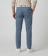 Hiltl Peco Cotton Essential Diamond Finish Comfort Stretch Broek Midden Blauw