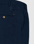 Hiltl Peco Cotton Essential Diamond Finish Comfort Stretch Broek Navy