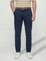 Hiltl Peco Cotton Essential Diamond Finish Comfort Stretch Broek Navy