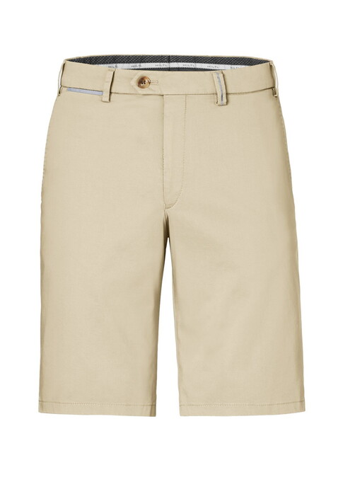 Hiltl Perena Luxury Fine Satin Cotton Stretch Bermuda Licht Beige