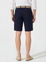 Hiltl Perena Luxury Fine Satin Cotton Stretch Bermuda Navy