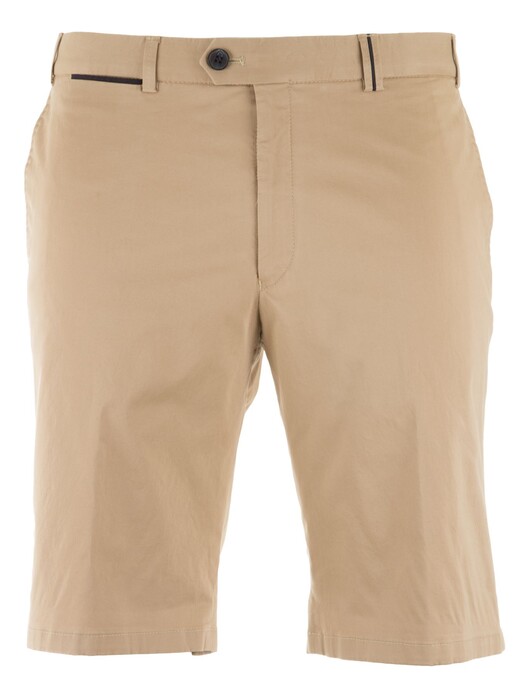 Hiltl Perena Supima Satin Bermuda Donker Zand