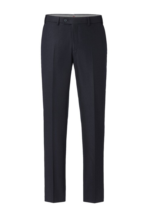Hiltl Piacenza I Virgin Wool Iconic Flanel Broek Marine