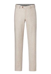 Hiltl Piacenza I Virgin Wool Iconic Flanel Broek Zand
