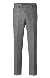 Hiltl Piacenza I Virgin Wool Iconic Flannel Pants Grey