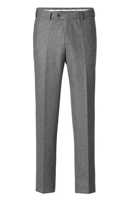 Hiltl Piacenza I Virgin Wool Iconic Flannel Pants Grey