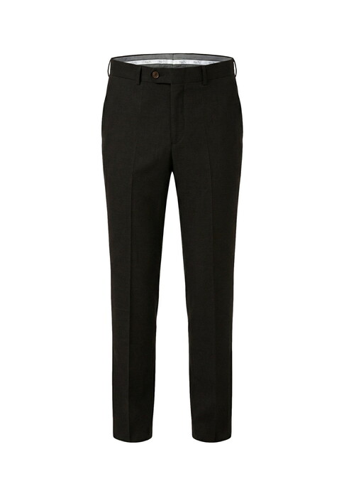 Hiltl Piacenza Luxury Wool Tropical Super 120's Broek Donker Bruin