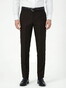 Hiltl Piacenza Luxury Wool Tropical Super 120's Pants Dark Brown Melange