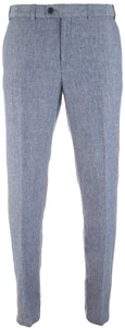 Hiltl Pilo Linnen Delave Broek Midden Blauw