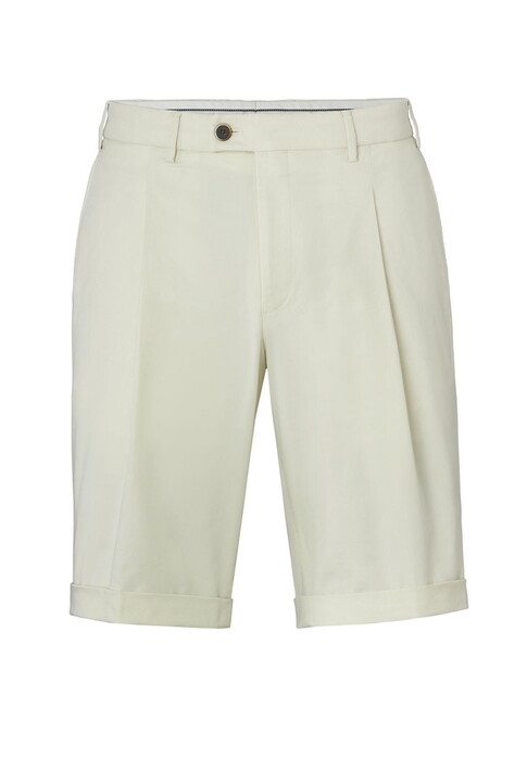 Hiltl Primino-U Cool Cotton Blend Sporty Smooth Soft Feel Bermuda Ecru