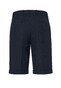 Hiltl Primino-U Cotton Linen Twill Comfort Stretch Bermuda Dark Evening Blue