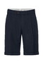 Hiltl Primino-U Cotton Linnen Twill Comfort Stretch Bermuda Donker Blauw