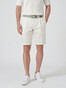 Hiltl Primino-U Cotton Linnen Twill Comfort Stretch Bermuda Ecru