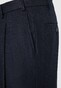 Hiltl Primo Carded Flanel Broek Donker Blauw Melange