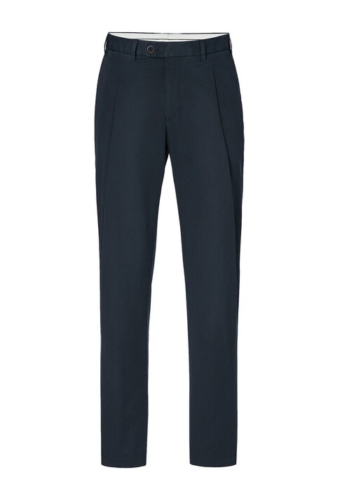 Hiltl Primo Cooling Effect Cotton Material Mix Broek Donker Blauw