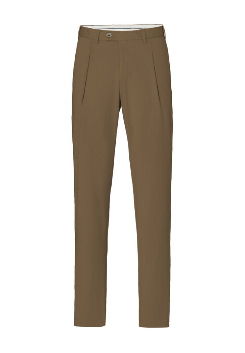 Hiltl Primo Cooling Effect Cotton Material Mix Broek Licht Bruin