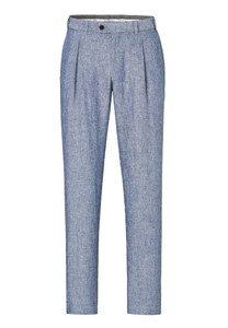 Hiltl Primo Cooling Effect Linen Délavé Pants Mid Blue