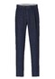 Hiltl Primo Cooling Effect Linnen Délavé Broek Donker Blauw