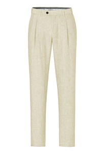 Hiltl Primo Cooling Effect Linnen Délavé Broek Licht Beige