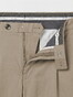 Hiltl Primo Cotton Essential Chino Comfort Stretch Diamond Finish Broek Licht Bruin