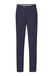 Hiltl Primo Cotton Essential Chino Comfort Stretch Diamond Finish Broek Navy