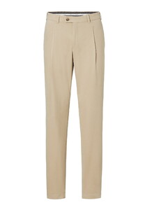 Hiltl Primo Cotton Essential Chino Comfort Stretch Diamond Finish Broek Zand