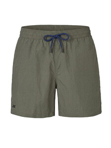 Hiltl Solid Color Lightweight Quick Dry Swim Short Khaki