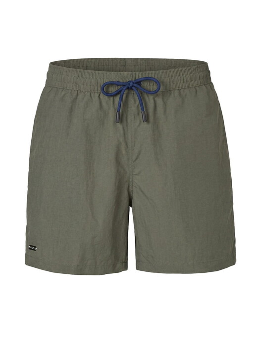 Hiltl Solid Color Lightweight Quick Dry Swim Short Khaki