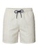 Hiltl Striped Lightweight Quick Dry Swim Short Beige-White