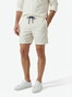 Hiltl Striped Lightweight Quick Dry Swim Short Beige-Wit