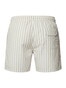Hiltl Striped Lightweight Quick Dry Swim Short Beige-Wit