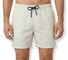 Hiltl Striped Lightweight Quick Dry Swim Short Beige-Wit