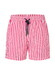Hiltl Striped Lightweight Quick Dry Swim Short Berry-White