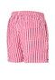 Hiltl Striped Lightweight Quick Dry Swim Short Berry-White