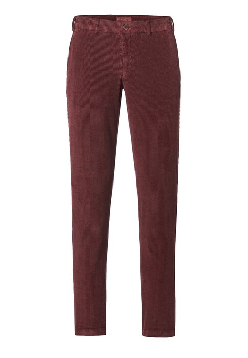 Hiltl Tamo Casual Corduroy Corduroy Broek Burgundy Red