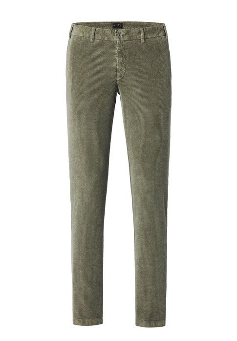 Hiltl Tamo Casual Corduroy Ribbroek Donker Groen