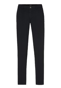 Hiltl Tamo Cotton Stretch Subtle Textured Handle Broek Navy