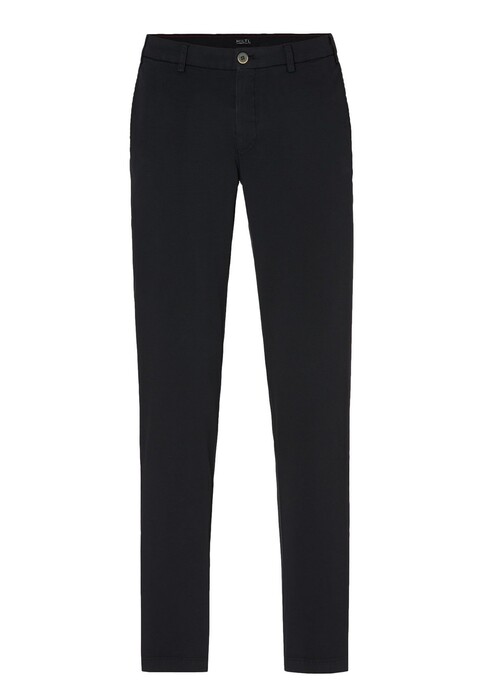 Hiltl Tamo Cotton Stretch Subtle Textured Handle Broek Navy