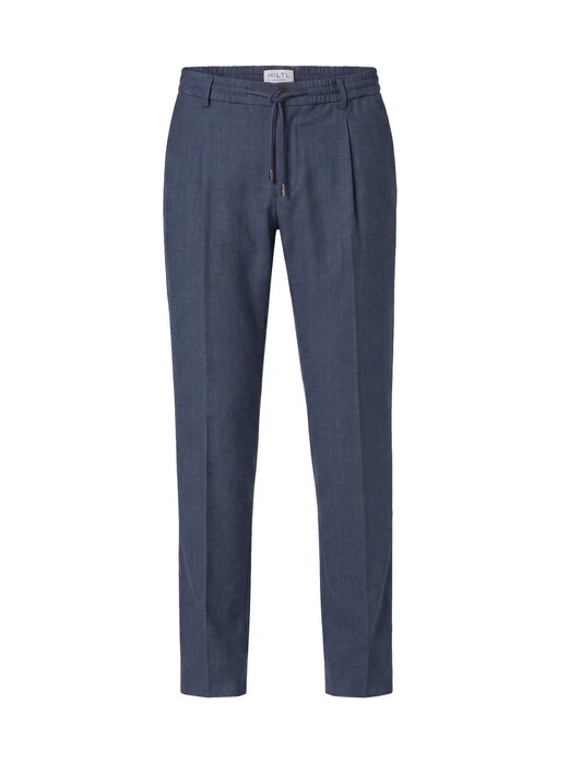 Hiltl Tani Drawstring Active Wool Washable Performance Stretch Pants Blue