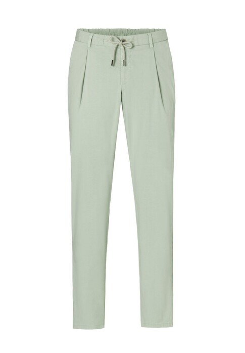 Hiltl Tani Uni Color Drawstring Light Poplin Pants Light Green
