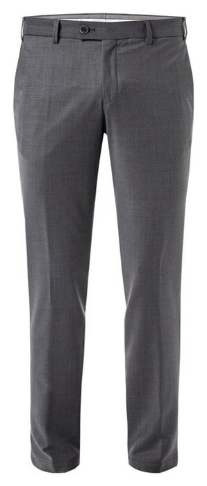 Hiltl Tarent Slim Wool Blend Stretch Broek Donker Grijs