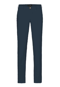 Hiltl Taura Essential Chino Comfort Stretch Diamond Finish Broek Navy