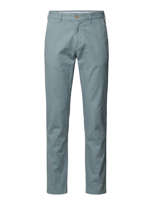 Hiltl Taura Light Poplin Comfort Stretch Broek Licht Blauw
