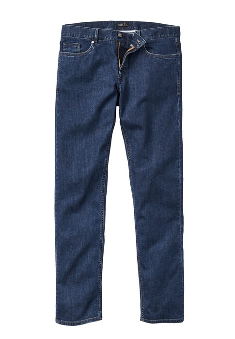Hiltl Taylor Authentic Soft Handle Denim Jeans Donker Blauw