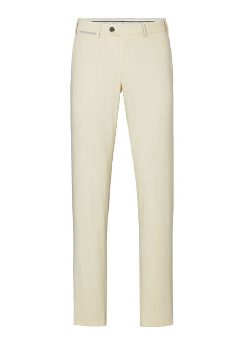 Hiltl Teaker S Luxury True Supima Cotton Comfort Stretch Broek Licht Beige