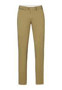 Hiltl Teaker S Luxury True Supima Cotton Comfort Stretch Broek Olive