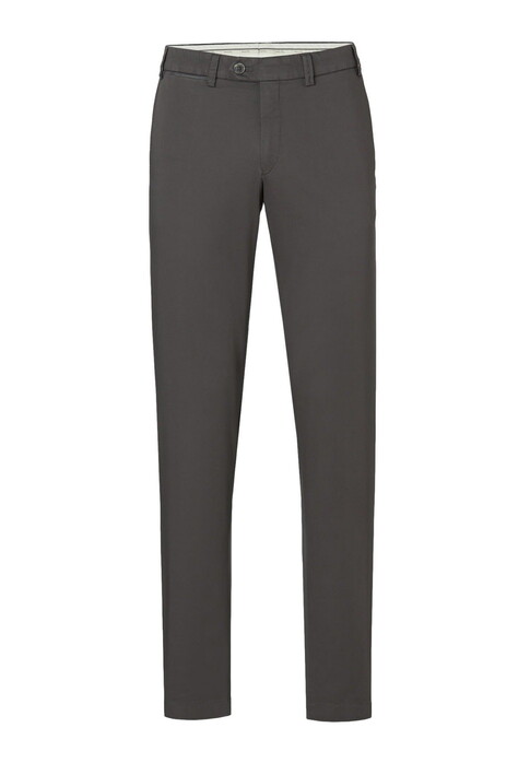 Hiltl Teaker S Luxury True Supima Cotton Comfort Stretch Pants Dark Gray