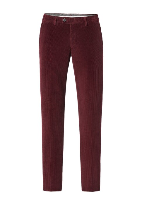 Hiltl Tilo I Genua Corduroy Corduroy Broek Burgundy Red